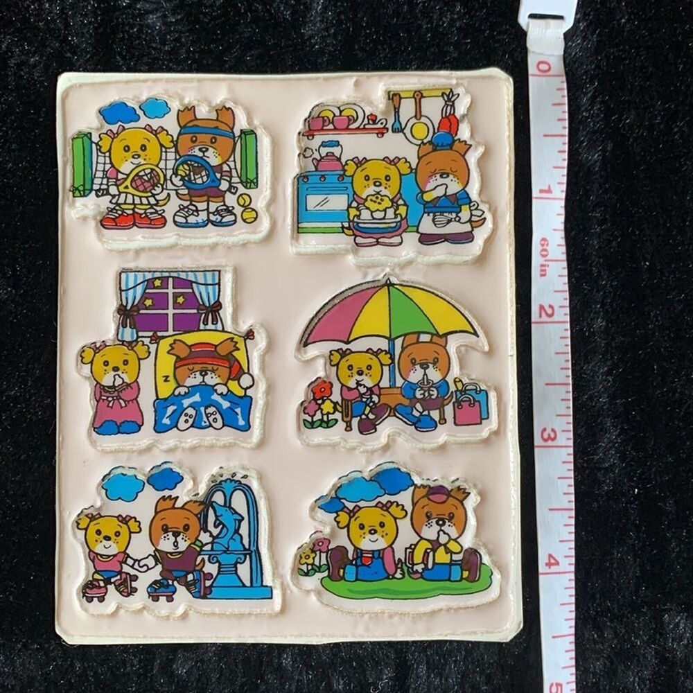 Bobby and Kate, Puffy Sticker Set, Japan, 80s - Picture 4 of 10